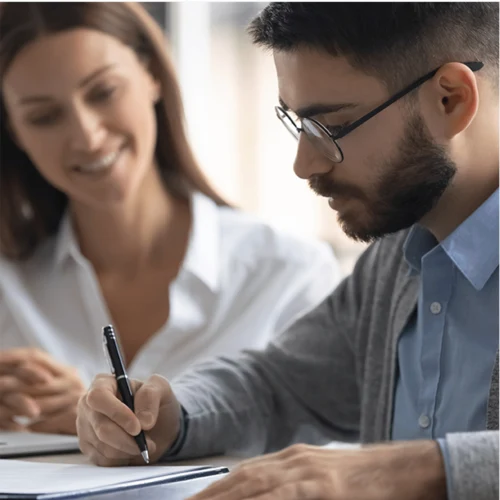 Discussing a commercial agreement